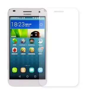 фото Защитное стекло для телефона в упаковке Huawei Ascend G7 магазина Альфатехник являющийся официальным дистрибьютором в России 