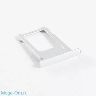 фото Контейнер SIM для iPhone 6 Plus Серебро магазина Альфатехник являющийся официальным дистрибьютором в России 