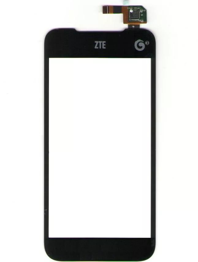 фото Тачскрин ZTE V880G Черный (без окошка камеры) магазина Альфатехник являющийся официальным дистрибьютором в России 